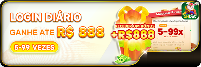 5hbet — card com CTA e reforço de bônus, com hierarquia visual clara, pensado para apoiar a decisão de depósito.